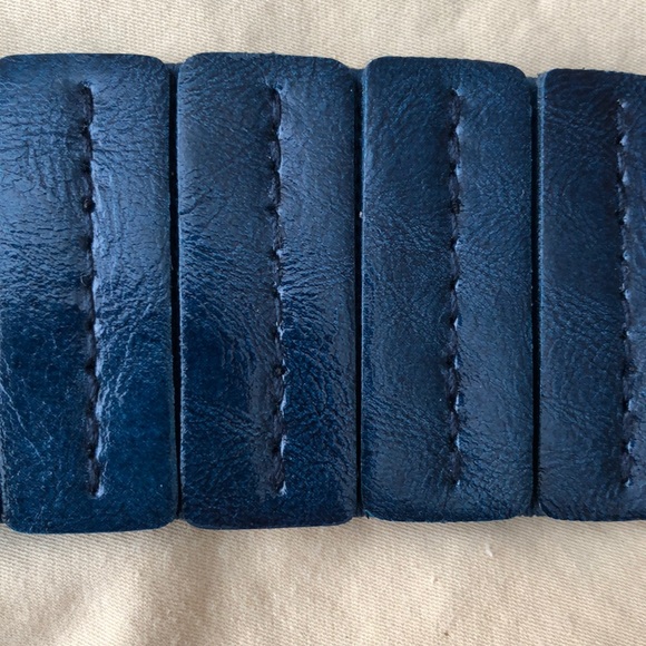 Style & Co Blue Stretchy Belt S - Picture 5 of 10